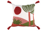 50cm Sun Palm Tassel Cotton Cushion